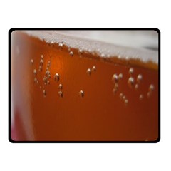 Bubble Beer Double Sided Fleece Blanket (small) 