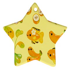 Banana Cichlid Ornament (star) by artworkshop