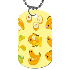 Banana Cichlid Dog Tag (two Sides) by artworkshop