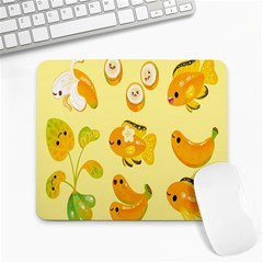 Banana Cichlid Large Mousepads by artworkshop