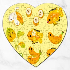 Banana Cichlid Jigsaw Puzzle (heart) by artworkshop