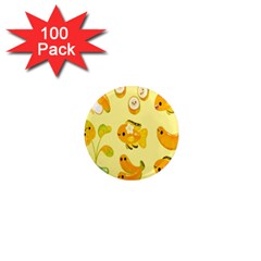 Banana Cichlid 1  Mini Magnets (100 Pack) 