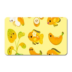 Banana Cichlid Magnet (rectangular) by artworkshop