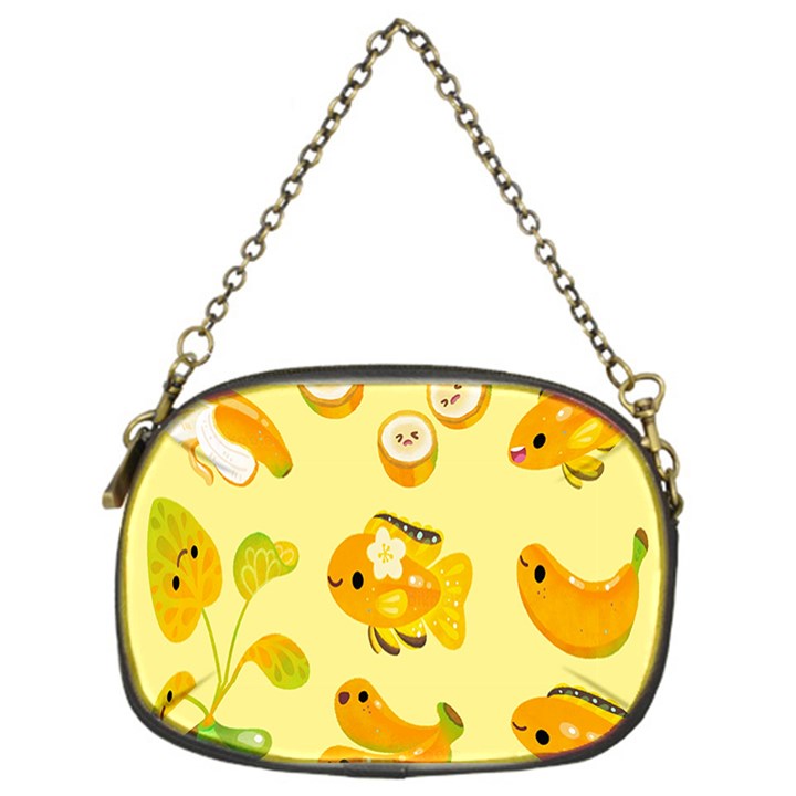 Banana Cichlid Chain Purse (One Side)