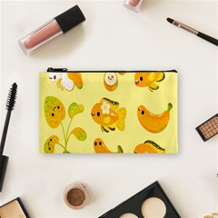 Banana Cichlid Cosmetic Bag (small) by artworkshop