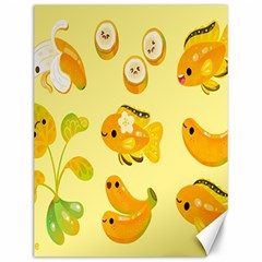 Banana Cichlid Canvas 12  X 16 