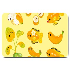 Banana Cichlid Large Doormat  by artworkshop