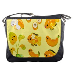 Banana Cichlid Messenger Bag by artworkshop