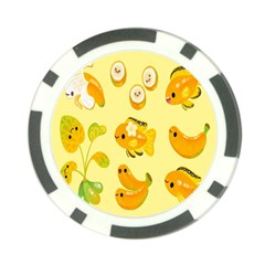 Banana Cichlid Poker Chip Card Guard by artworkshop