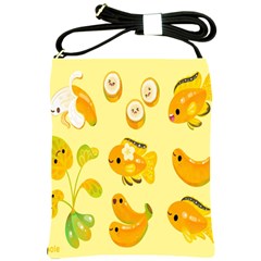 Banana Cichlid Shoulder Sling Bag by artworkshop