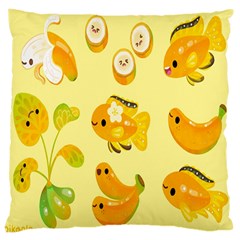 Banana Cichlid Large Cushion Case (one Side) by artworkshop