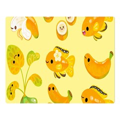 Banana Cichlid Double Sided Flano Blanket (large)  by artworkshop