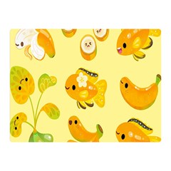 Banana Cichlid Double Sided Flano Blanket (mini)  by artworkshop