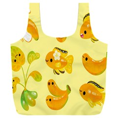 Banana Cichlid Full Print Recycle Bag (xxxl) by artworkshop