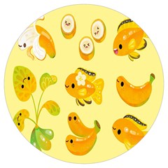 Banana Cichlid Round Trivet by artworkshop