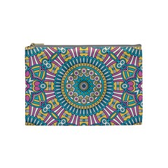 Mandala 01 Cosmetic Bag (medium) by zappwaits