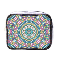 Mandala 01 Mini Toiletries Bag (one Side) by zappwaits