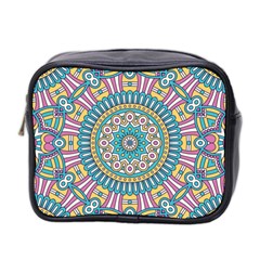 Mandala 01 Mini Toiletries Bag (two Sides) by zappwaits