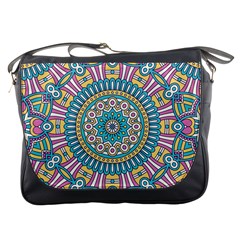 Mandala 01 Messenger Bag by zappwaits