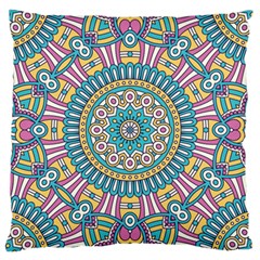 Mandala 01 Large Cushion Case (one Side) by zappwaits