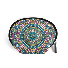 Mandala 01 Accessory Pouch (small) by zappwaits