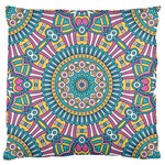 Mandala 01 Large Flano Cushion Case (One Side) Front