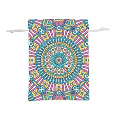 Mandala 01 Lightweight Drawstring Pouch (m) by zappwaits