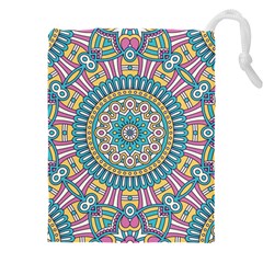 Mandala 01 Drawstring Pouch (5xl) by zappwaits