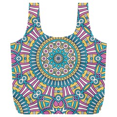 Mandala 01 Full Print Recycle Bag (xxl) by zappwaits