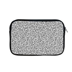 Black And White Hello Text Motif Random Pattern Apple Macbook Pro 13  Zipper Case by dflcprintsclothing