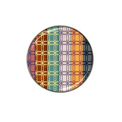 Grungy Vintage Patterns Hat Clip Ball Marker (10 Pack) by artworkshop