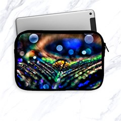 Peacock Feather Drop Apple Ipad Mini Zipper Cases by artworkshop