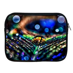 Peacock Feather Drop Apple Ipad 2/3/4 Zipper Cases by artworkshop