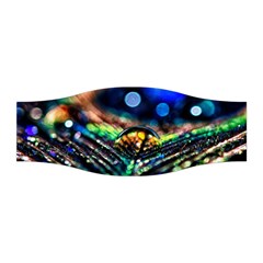 Peacock Feather Drop Stretchable Headband by artworkshop