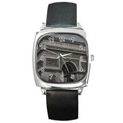 Triumph Arch, Paris, France016 Square Metal Watch by dflcprintsclothing