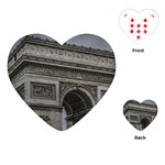 Triumph Arch, Paris, France016 Playing Cards Single Design (Heart) Front