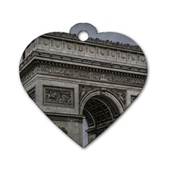 Triumph Arch, Paris, France016 Dog Tag Heart (one Side)