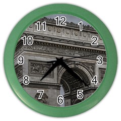 Triumph Arch, Paris, France016 Color Wall Clock by dflcprintsclothing