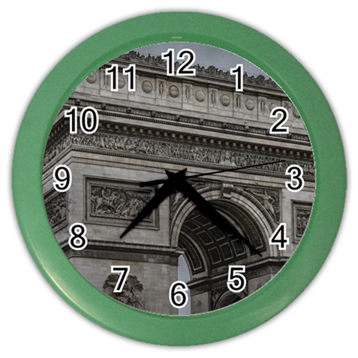 Triumph Arch, Paris, France016 Color Wall Clock