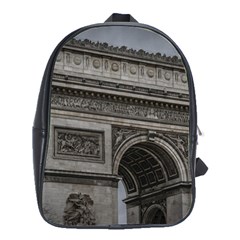 Triumph Arch, Paris, France016 School Bag (large) by dflcprintsclothing