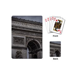 Triumph Arch, Paris, France016 Playing Cards Single Design (mini) by dflcprintsclothing