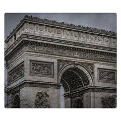 Triumph Arch, Paris, France016 Double Sided Flano Blanket (small)  by dflcprintsclothing