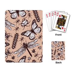 Vintage-drawn-insect-seamless-pattern Playing Cards Single Design (rectangle)