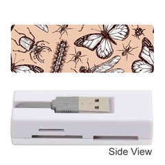 Vintage-drawn-insect-seamless-pattern Memory Card Reader (stick)