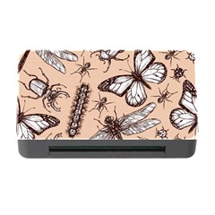 Vintage-drawn-insect-seamless-pattern Memory Card Reader With Cf