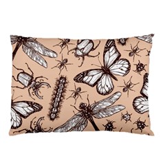 Vintage-drawn-insect-seamless-pattern Pillow Case (two Sides)