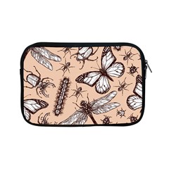 Vintage-drawn-insect-seamless-pattern Apple Ipad Mini Zipper Cases