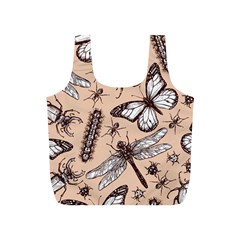 Vintage-drawn-insect-seamless-pattern Full Print Recycle Bag (s)