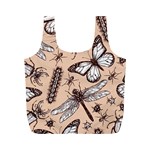 Vintage-drawn-insect-seamless-pattern Full Print Recycle Bag (M) Front