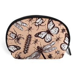 Vintage-drawn-insect-seamless-pattern Accessory Pouch (large)